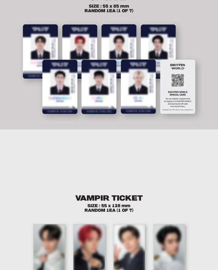 ENHYPEN - World Coupon Card Collection [Pilot Basic Version]. – K