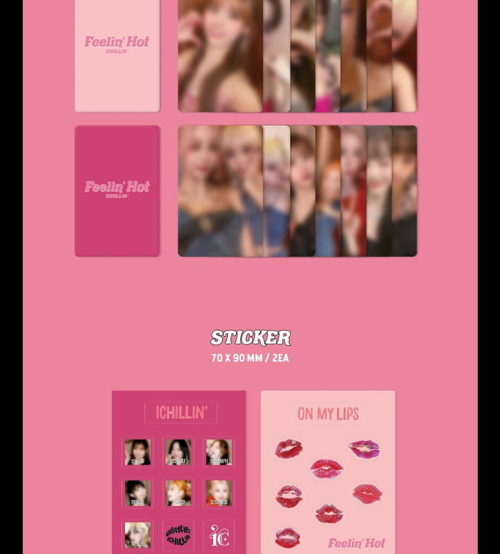 ICHILLIN' 3rd Mini Album Feelin' Hot POCAALBUM Version.