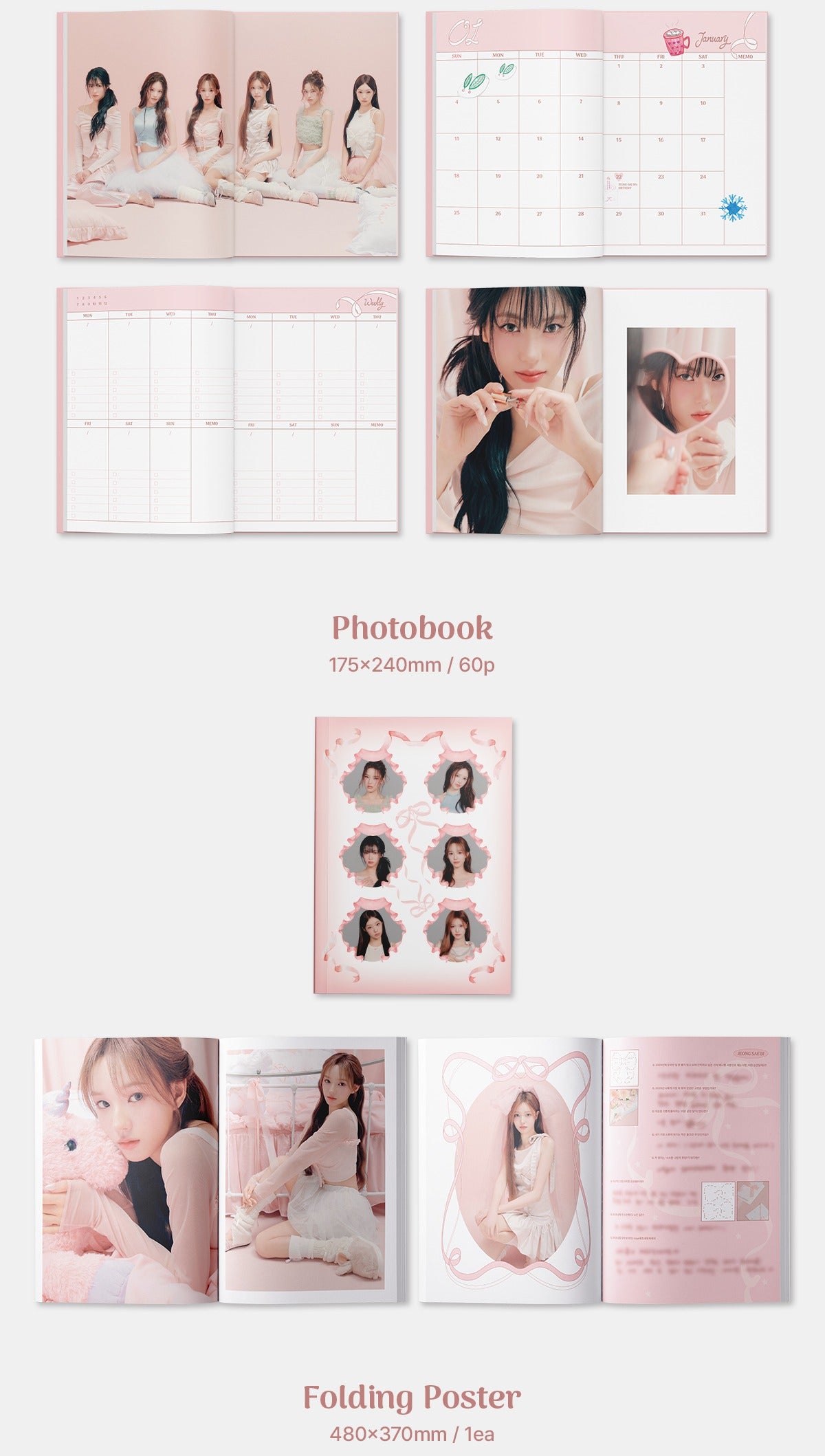 (PRE-ORDER 2026-01-30) izna - 2026 Season's Greetings [365 Knots](POB - Photocard 6ea 1set)(💝 K-Towns 2026 Season's Greetings Event!)