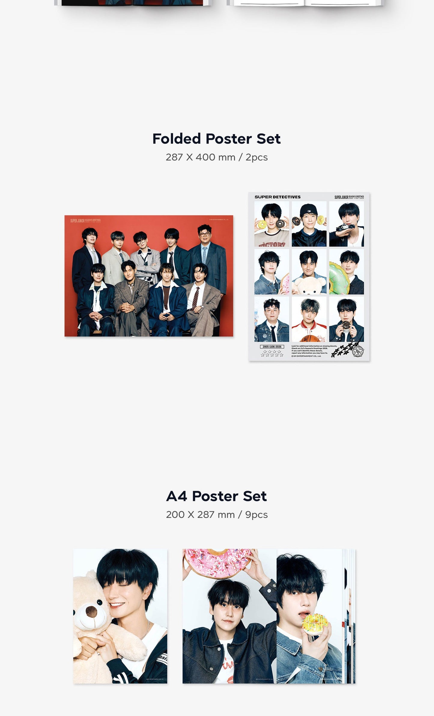 (PRE-ORDER 2025-12-26) Super Junior - 2026 Season's Greetings (POB - Photocard Set + Removable Sticker)(💝 K-Towns 2026 Season's Greetings Event!)