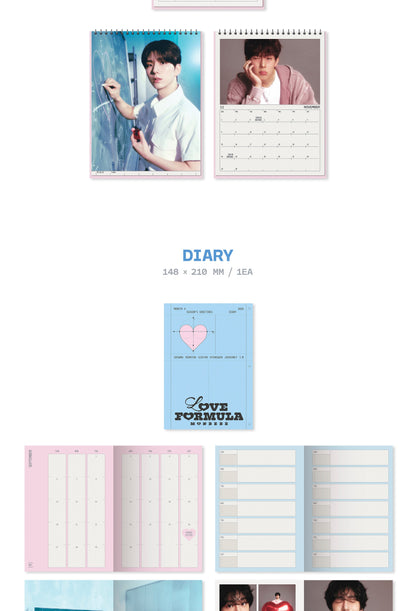 (PRE-ORDER 2025-12-26) MONSTA X - 2026 Season's Greetings [LOVE FORMULA MONBEBE](💝 K-Towns 2026 Season's Greetings Event!)