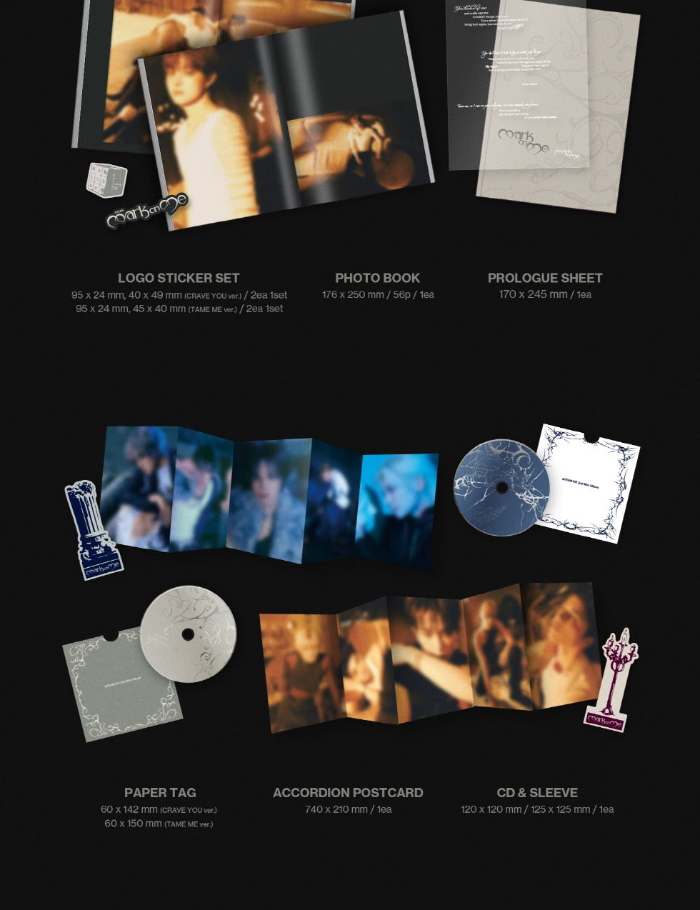 &TEAM - Korea 2nd Mini Album [Mark on Me](2 Versions)(🎁POB Option available)