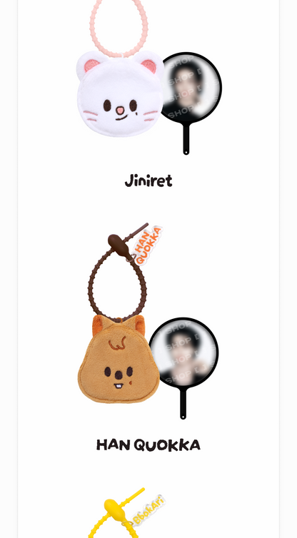 (PRE-ORDER 2026-11-16) Stray Kids - [Stray Kids World Tour <RUN IT SEOUL> Merch] SKZOO PLUSH MINI PICKET KEYRING - RUN IT (POB Included Based on Order Amount)