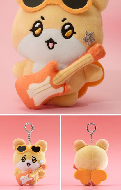 MIGHTEEZ(ATEEZ) - [MIGHTEEZ Rock The Stage] PLUSH KEYRING - ROCKSTAR (8 Versions)(LINE FRIENDS SQUARE MERCH)