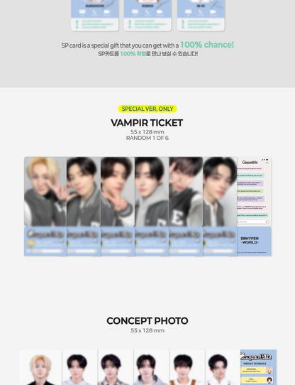 ENHYPEN - World Coupon Card Collection [CAMPUS LIFE] (2 Versions)