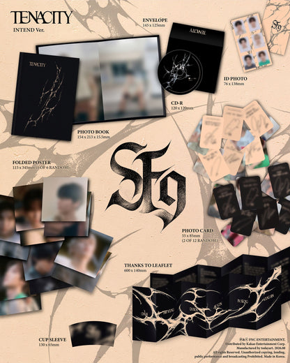 (PRE-ORDER 2026-08-27) SF9 - 2nd Album [TENACITY] (3 Versions) Set