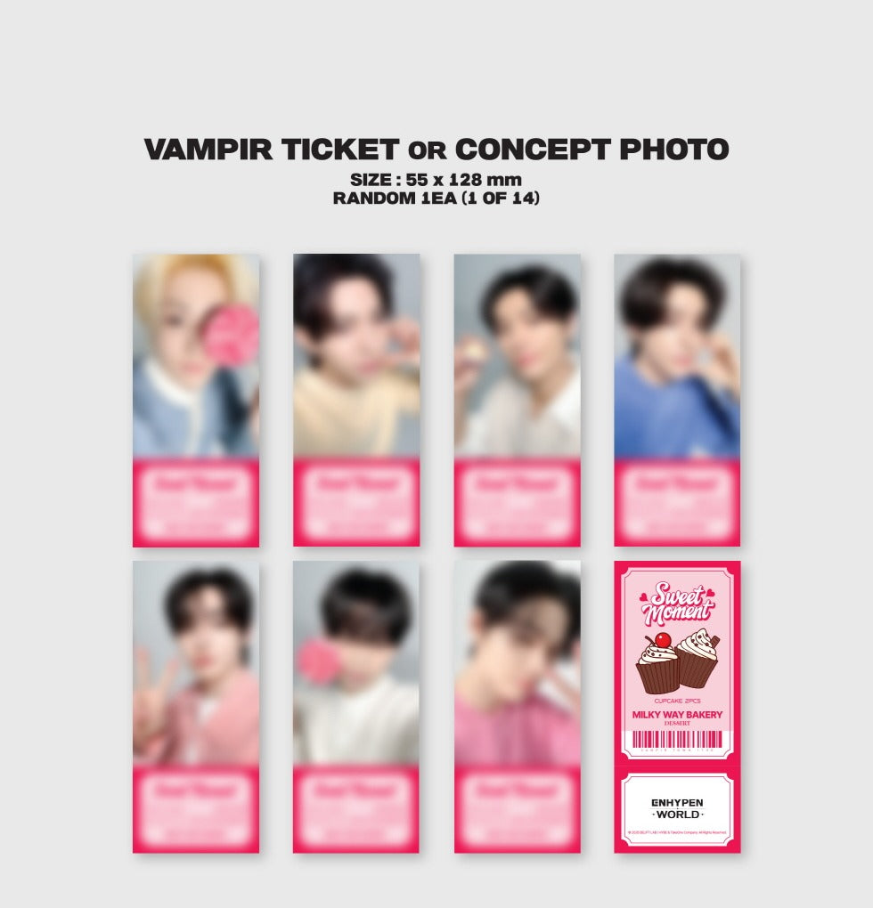 ENHYPEN ヒスン Sweet Moment SP QR トレカ ENHYPEN - WORLD COUPON CARD COLLECTION (SWEET MOMENT VER.)