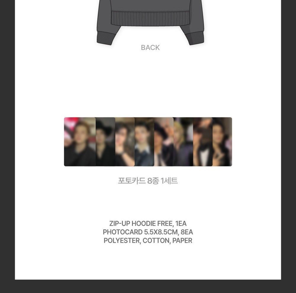 (PRE-ORDER 2026-02-23) Stray Kids [DO IT] Pop-up Store MD Merch (ZIP-UP HOODIE)(POB Included Based on Order Amount)