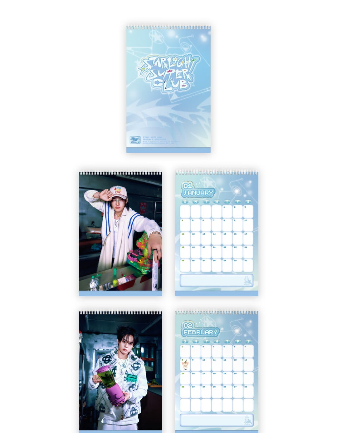 (PRE-ORDER 2025-12-22) Stray Kids - 2026 Season's Greetings [STRAIGHT SUPPER CLUB] (POB - Photocard Set)(💝 K-Towns 2026 Season's Greetings Event!)