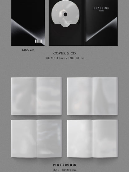 (PRE-ORDER 2026-03-13) BLACKPINK - 3rd Mini Album [DEADLINE] SILVER Version (Digipack Version)(4 Versions)(POB Included)