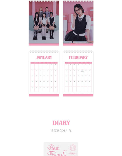 (PRE-ORDER 2025-12-22) ITZY - 2026 Season's Greetings [Best Friends Forever] (POB - Photocard Set)(💝 K-Towns 2026 Season's Greetings Event!)