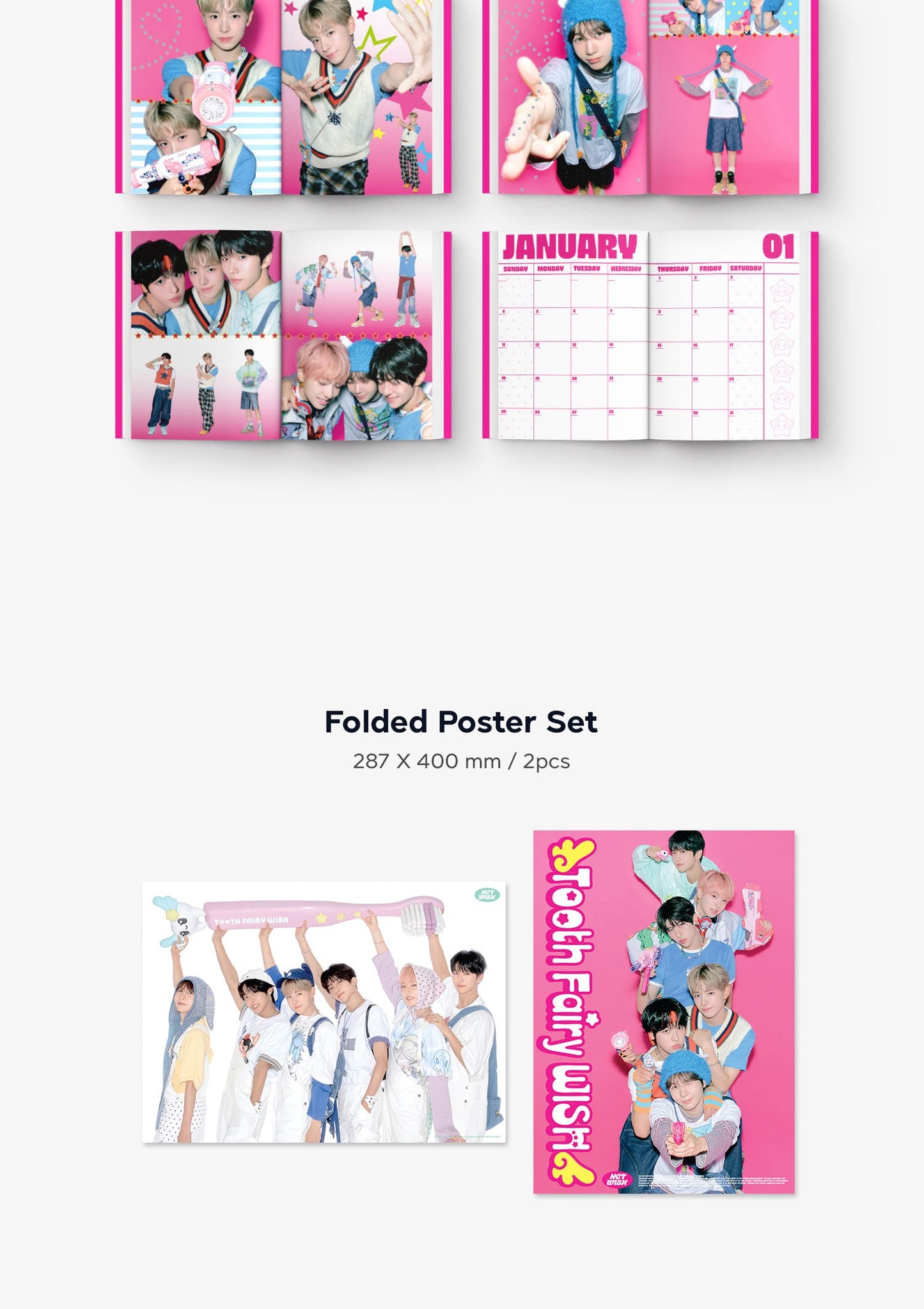 (PRE-ORDER 2025-12-26) NCT WISH - 2026 Season's Greetings (POB - Photocard Set + Removable Sticker)(💝 K-Towns 2026 Season's Greetings Event!)