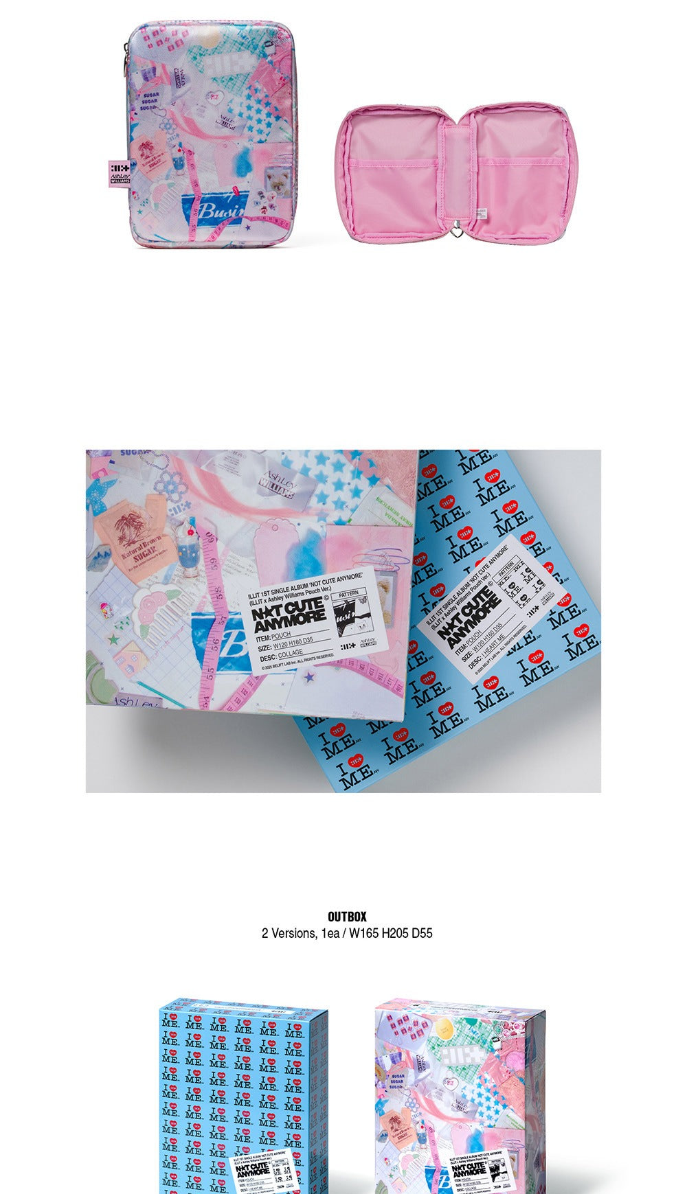 ILLIT - 1st Single Album [NOT CUTE ANYMORE] ILLIT x Ashley