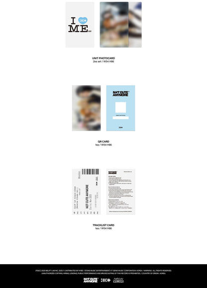 (PRE-ORDER 2025-11-24) ILLIT - 1st Single Album [NOT CUTE ANYMORE] Weverse Albums Version.