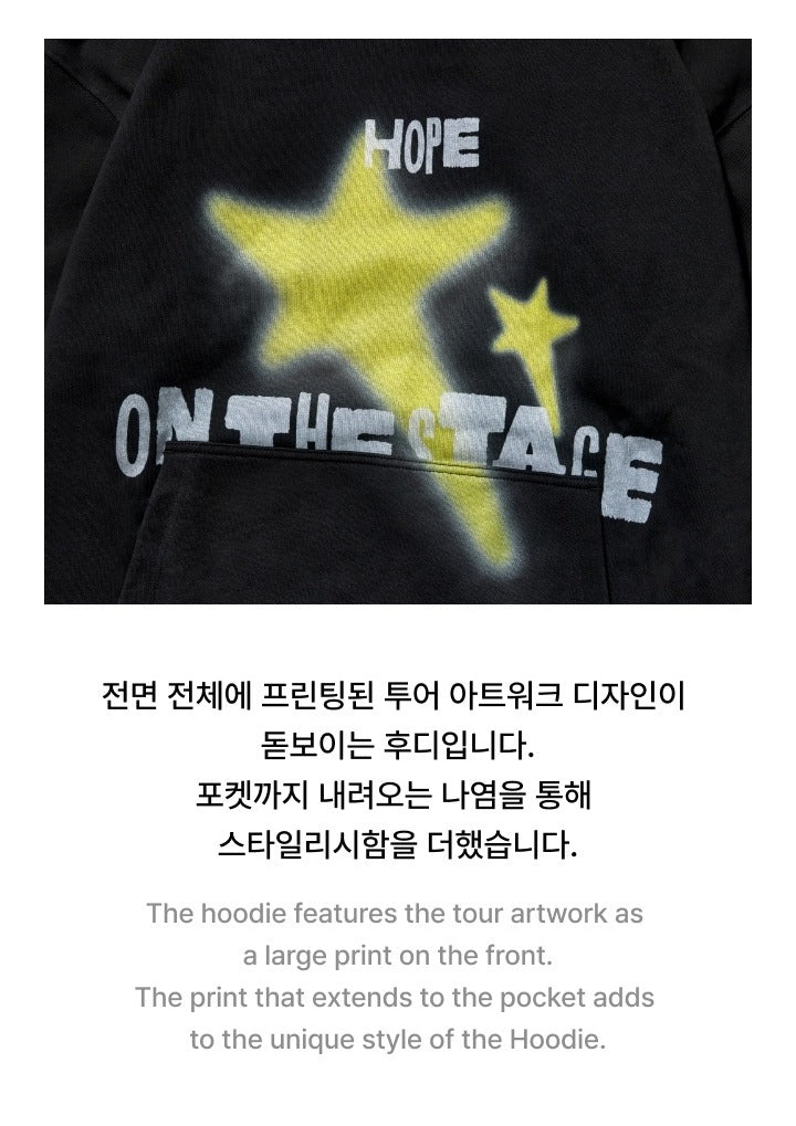 グランドホールセール - (BTS) J-HOPE [HOPE K-Towns – (Black). Hoodie STAGE] THE ON アイドル