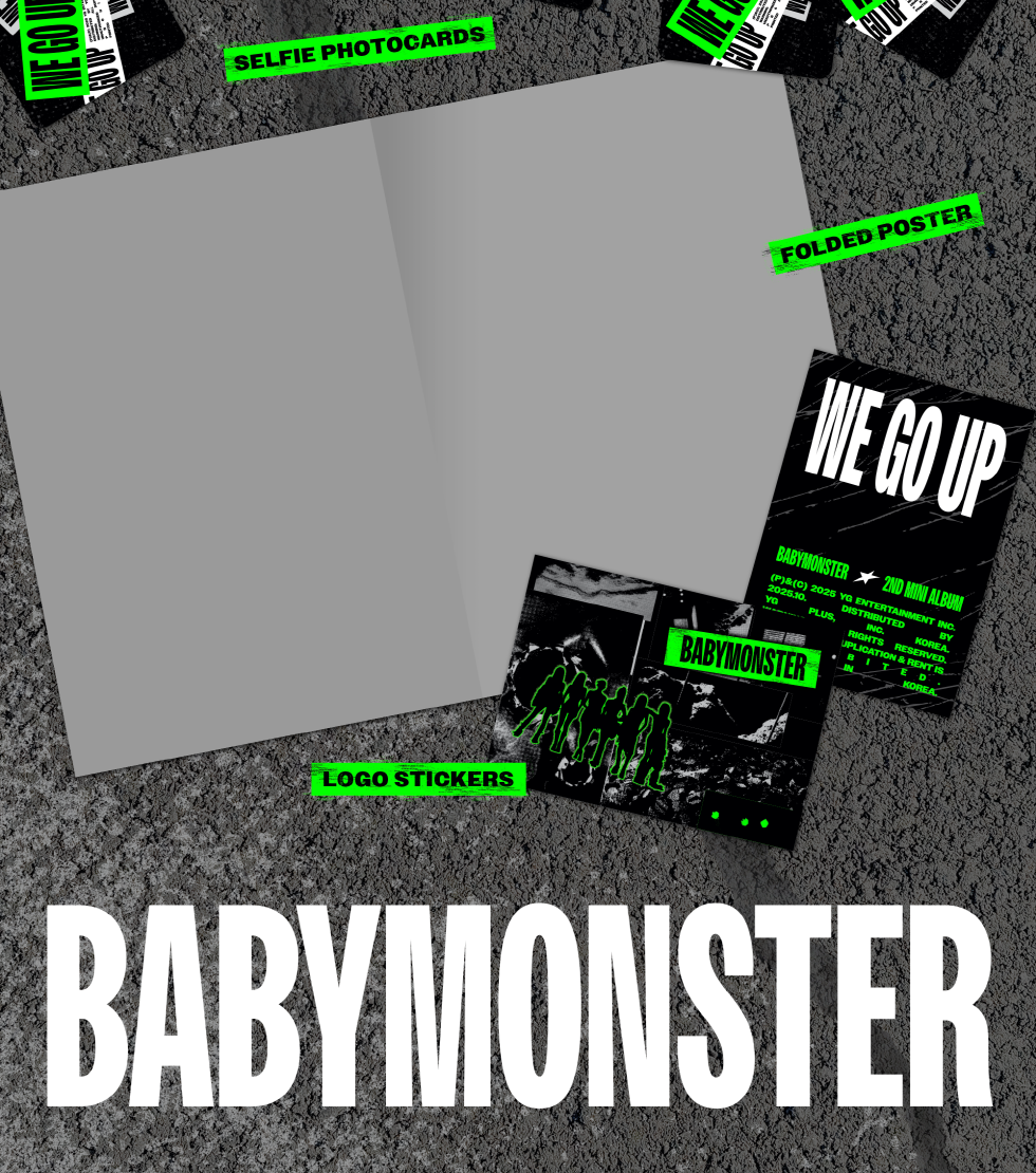 (PRE-ORDER 2025-10-10) BABYMONSTER - 2nd Mini Album [WE GO UP] (3 Versions) Set