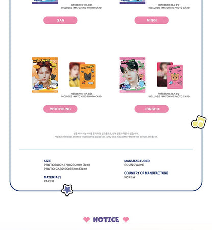 (PRE-ORDER 2026-08-31) ATEEZ x ANITEEZ - POP-UP STORE MD [ANITEEZ IN COLOR] MINI PHOTOBOOK (8 Versions)(POB Included Based on Order Amount)