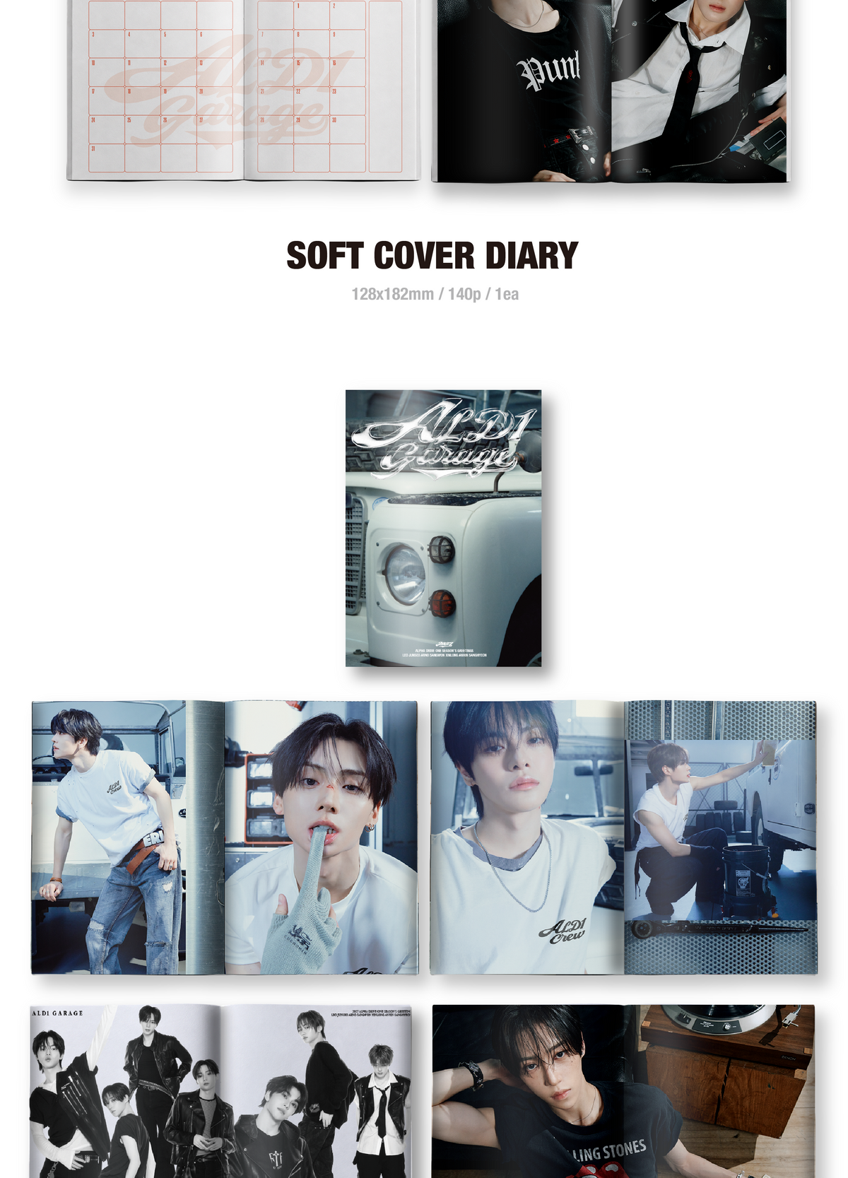 (PRE-ORDER 2026-12-18) ALPHA DRIVE ONE - 2027 Season's Greetings [ALD1 GARAGE (T-SHIRT VER)](🎁K-Towns 2027 Season's Greetings Event - Pre-order only)
