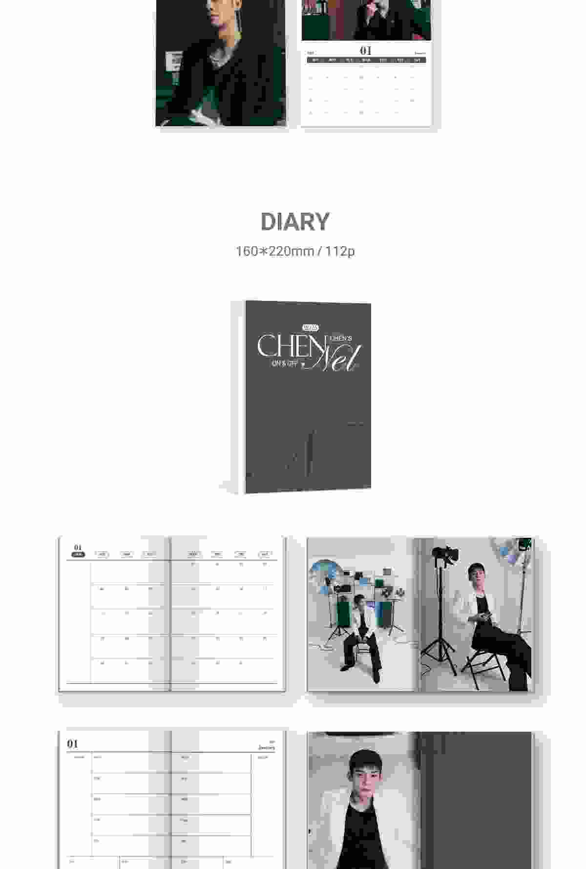 Chen (EXO) - 2025 Season's Greetings Chen's Chennel ON & OFF (POB - 1 Photocard included with K-Towns Season's Greetings Event)(1 Left).