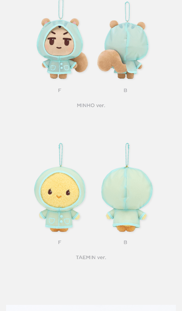 (PRE-ORDER 2025-07-31) SHINee - Official MD [SHINee WORLD 7 E.S.S.A.Y] 15cm DOLL (RAINCOAT Ver)(4 Versions)
