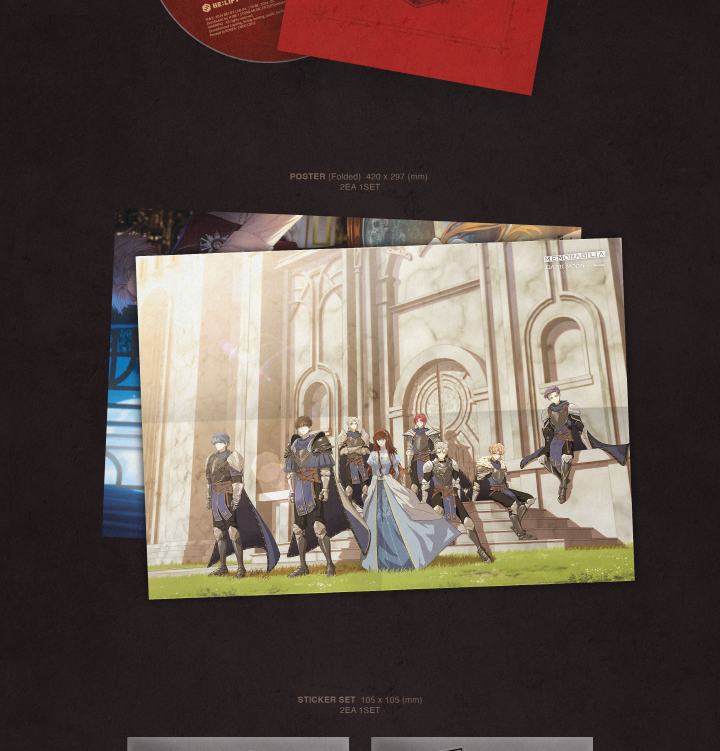 ENHYPEN Dark Moon Special Album Memorabilia Vargr Version.