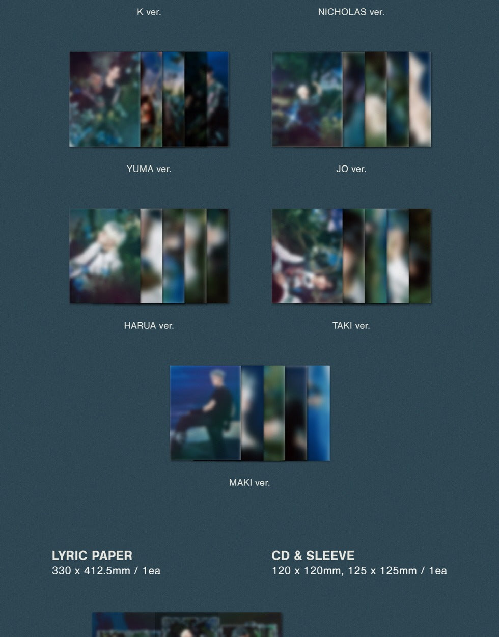 &TEAM - Korea 1st Mini Album [Back to Life] ROAR Version (9 Versions)