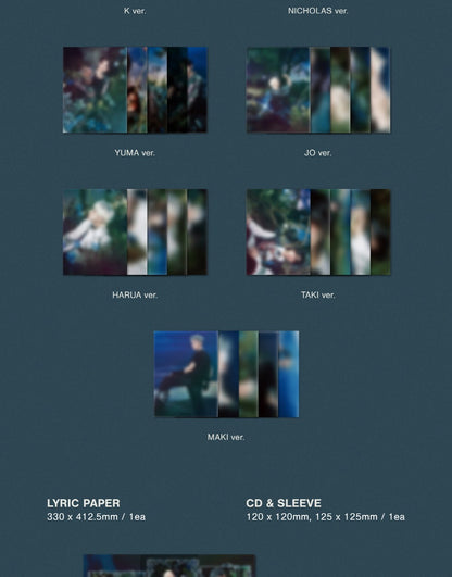 &TEAM - Korea 1st Mini Album [Back to Life] ROAR Version (9 Versions)