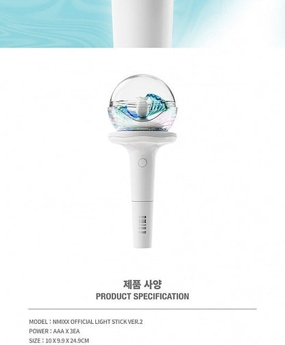 (PRE-ORDER 2026-10-30) NMIXX - OFFICIAL LIGHT STICK Ver. 2 (POB Photocard included - Pre-order only)
