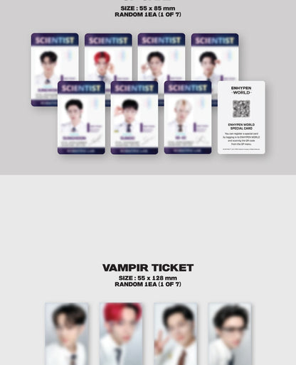 ENHYPEN - World Coupon Card Collection [Scientist Version](2 Versions).