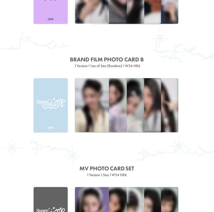 ILLIT - 1st Mini Album [Super Real Me] Weverse Albums Version.