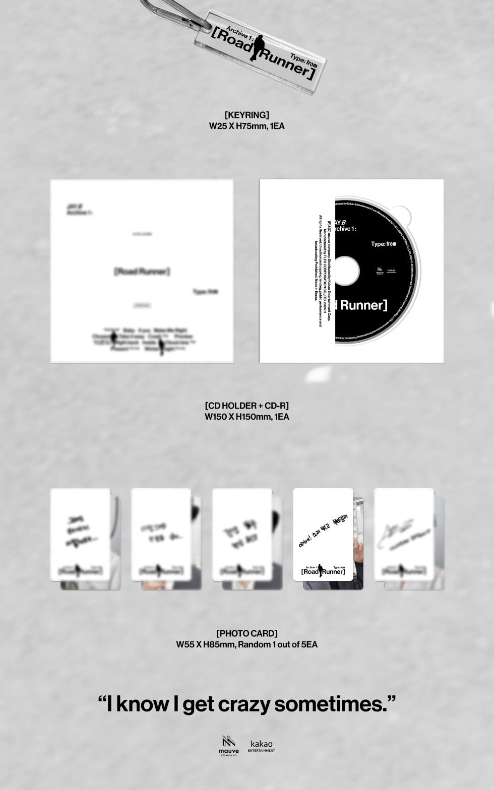 Jay B (GOT7) - 1st Album Archive 1: [Road Runner] (2 Versions)