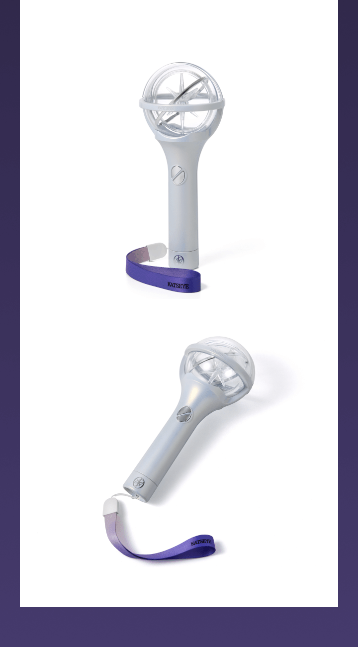 (PRE-ORDER 2025-10-15) KATSEYE - Official Light Stick (with K-Towns Light Stick Event)._