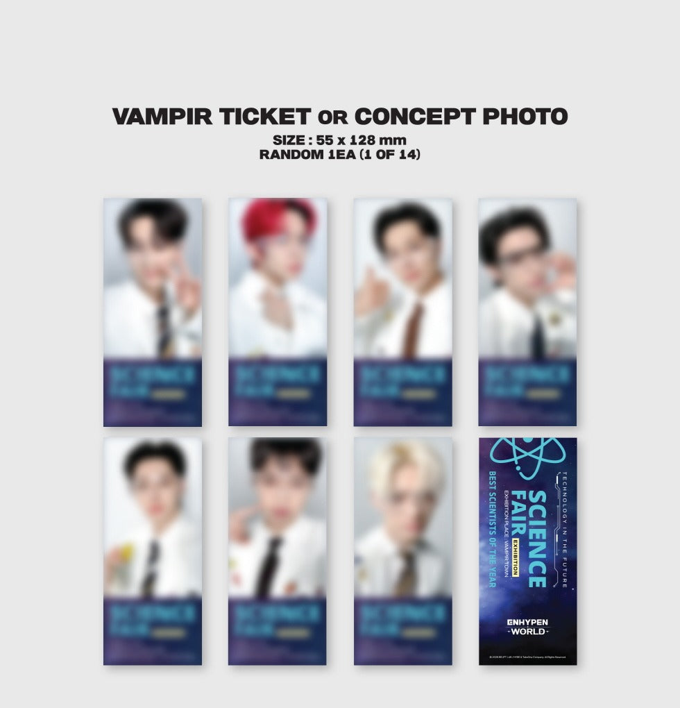 ENHYPEN - World Coupon Card Collection [Scientist Version](2 Versions).