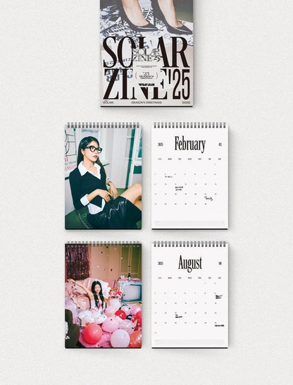 Solar (Mamamoo) - 2025 Season's Greetings_ [SOLARZINE'25] (POB - Photocards)(Limited Quantity).
