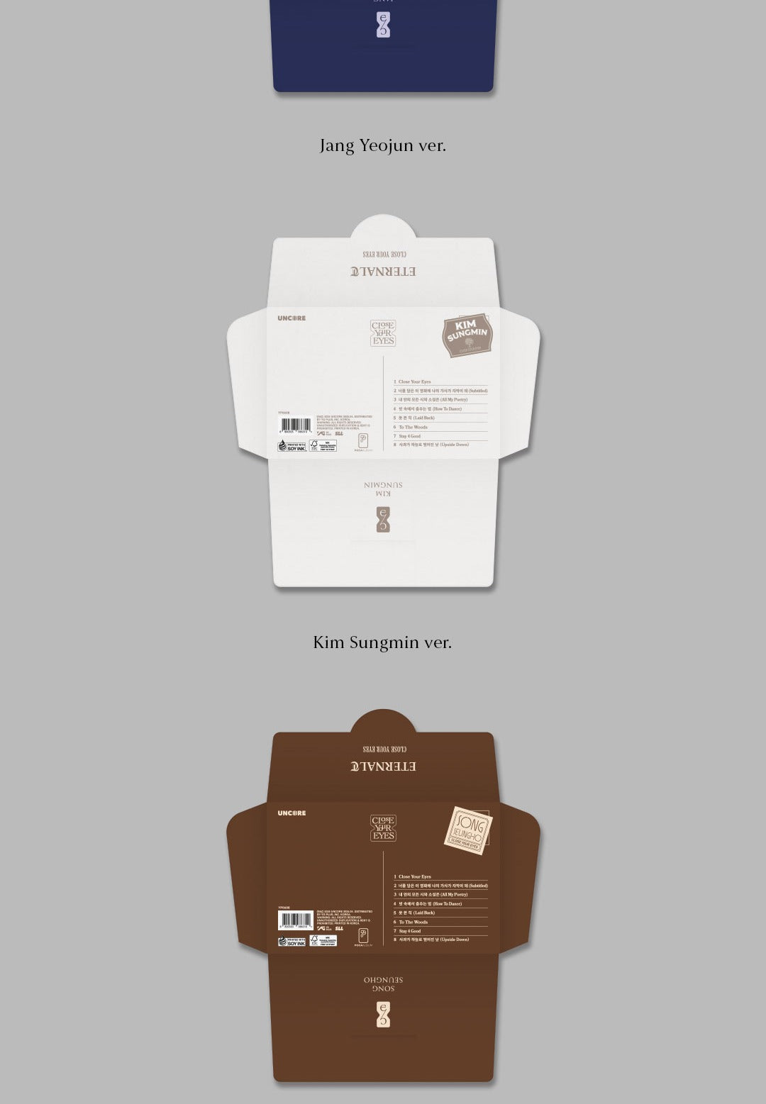 CLOSE YOUR EYES - 1st Mini Album [ETERNALT] Poca Album Version (7 Versions)