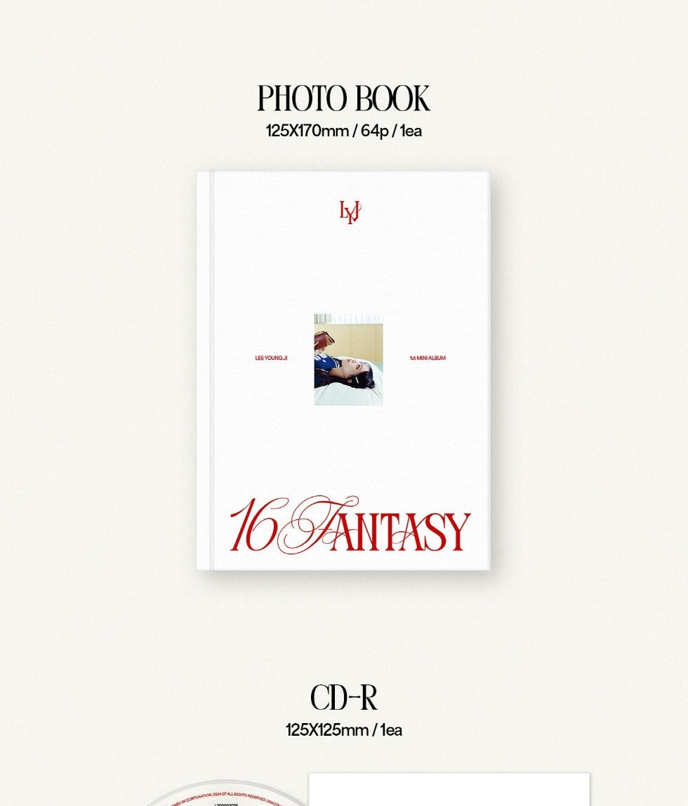 Lee Young Ji 1st EP Album 16 Fantasy Photobook Version.