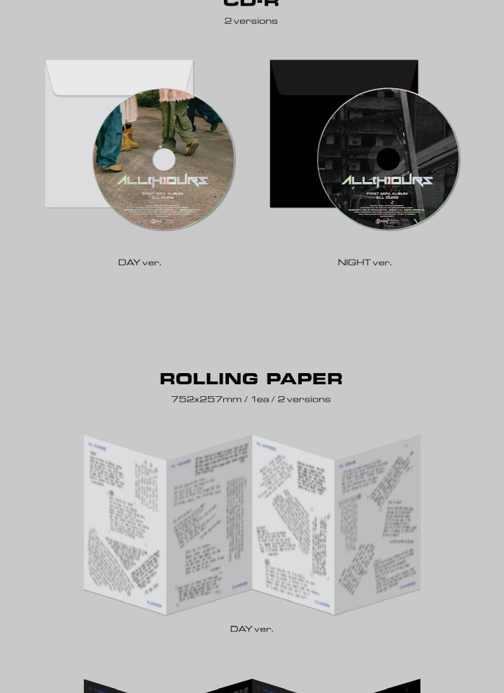 ALL(H)OURS - 1st Mini Album All Ours (2 versions).