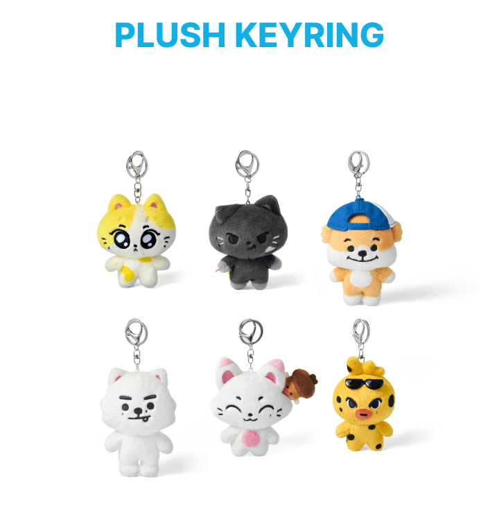 (PRE-ORDER 2026-08-30) ENHYPEN - [ENCHIN Official Merch] Plush Keyring (6 Versions)