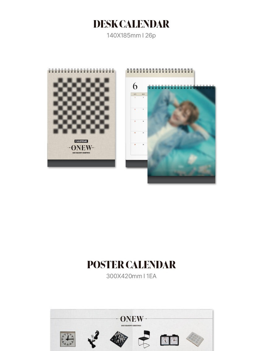 SHINee　オニュ　シーズングリーティング Onew (SHINee) - 2025 Season's Greetings (with K-Towns