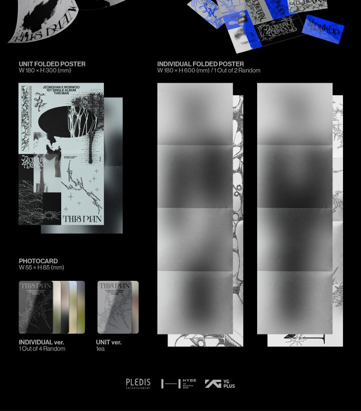 アイドル SEVENTEEN THIS MAN Story Book JEONGHAN X WONWOO (Seventeen) 1st Single Album This Man