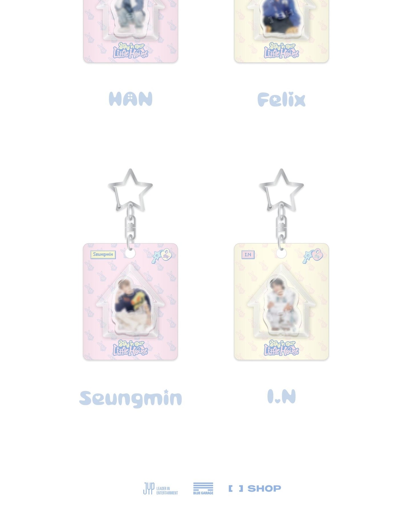 (PRE-ORDER 2026-07-30) Stray Kids - 6th Fanmeeting [STAY in Our Little House] MINI BLOCK KEYRING (8 Versions)(POB Included Based on Order Amount).