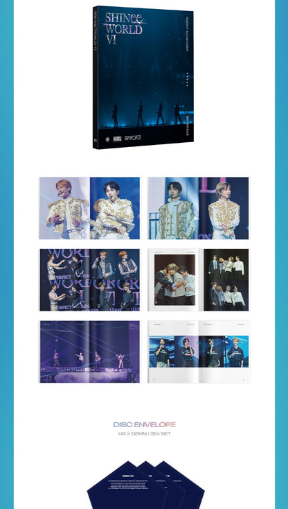 (PRE-ORDER 2025-08-29) SHINee - WORLD VI [PERFECT ILLUMINATION : SHINee’S BACK] Blu-ray Version