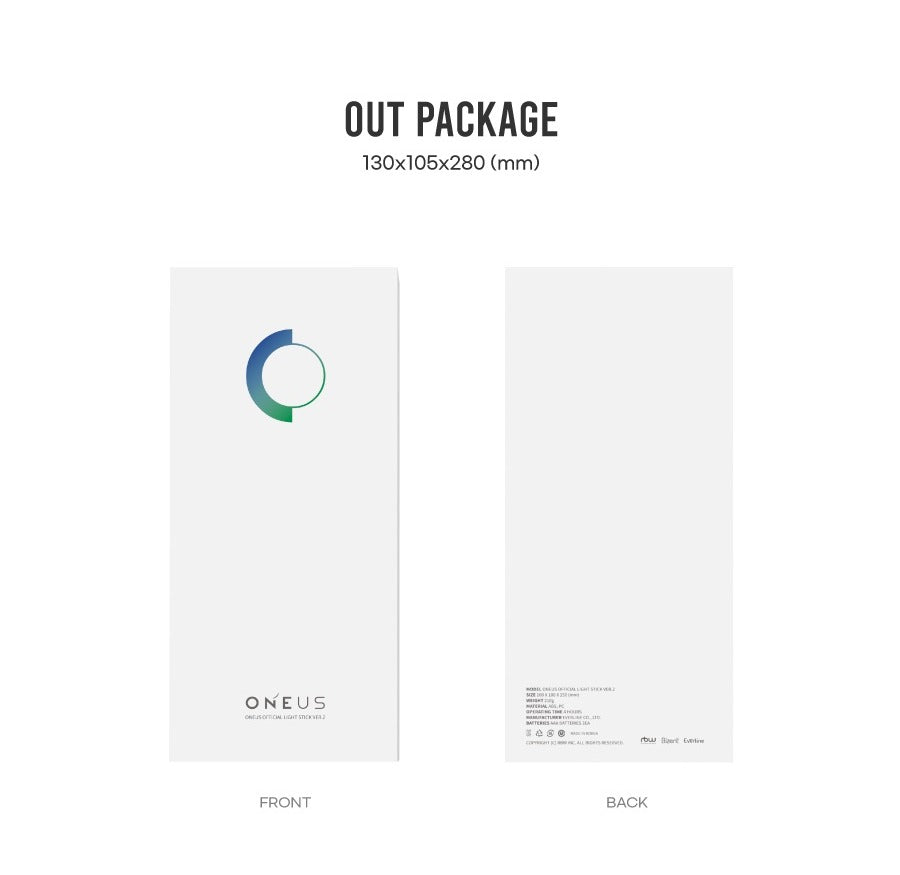 ONEUS - OFFICIAL LIGHT STICK VER.2 (with K-Towns Light Stick Event)_