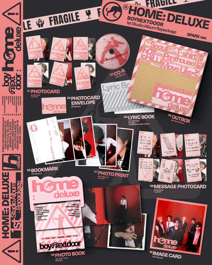 BOYNEXTDOOR - 1st Studio Album Repackage [HOME: DELUXE](3 Versions)(🎁POB Option available)