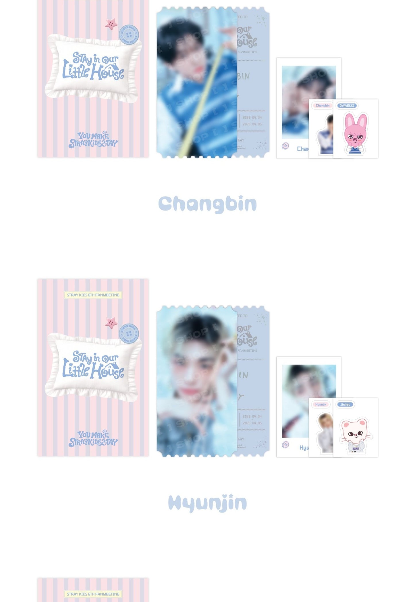 (PRE-ORDER 2026-07-30) Stray Kids - 6th Fanmeeting [STAY in Our Little House] Special Ticket Set (8 Versions)(POB Included Based on Order Amount).