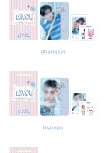 (PRE-ORDER 2026-07-30) Stray Kids - 6th Fanmeeting [STAY in Our Little House] Special Ticket Set (8 Versions)(POB Included Based on Order Amount).
