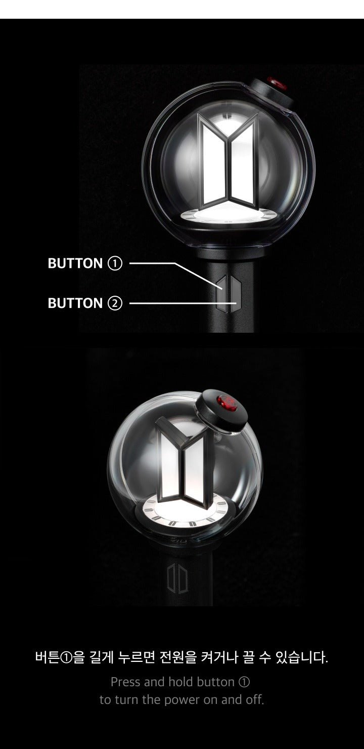 (PRE-ORDER 2026-09-10) BTS - OFFICIAL LIGHT STICK KEYRING Ver. 4