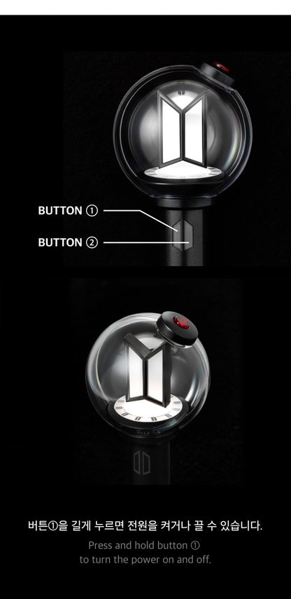 (PRE-ORDER 2026-09-10) BTS - OFFICIAL LIGHT STICK KEYRING Ver. 4