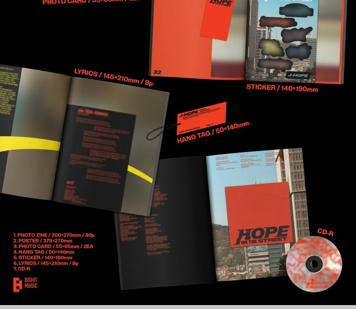 J-HOPE Hope On The Street Vol. 1 (2 Versions) – K-Towns