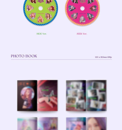 Purple Kiss - 2nd Mini Album HIDE & SEEK (2 Versions).